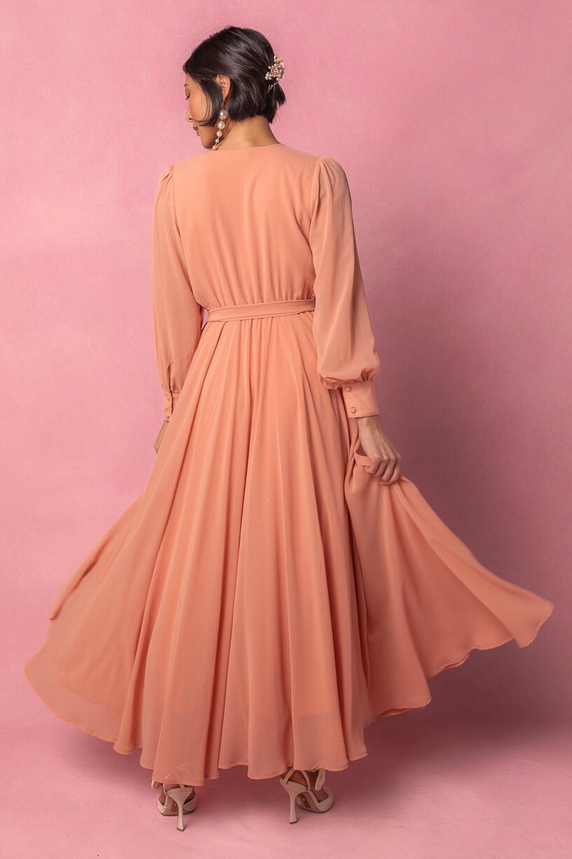 Andie Dress, Apricot Crush / Peach, alternate image number 1