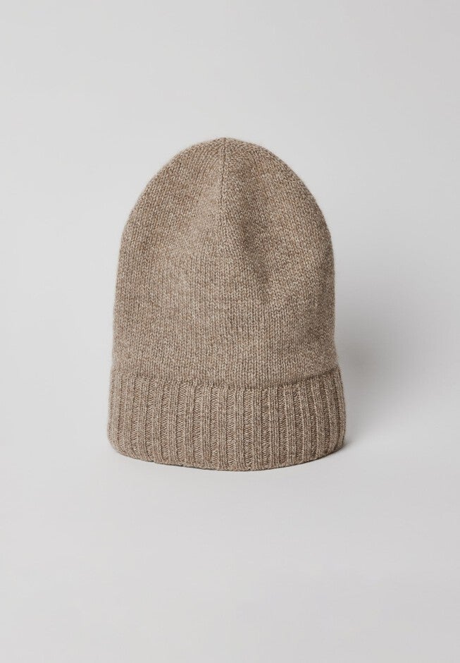 Classic Cashmere Slouch Hat, Taupe / Taupe, alternate image number 1