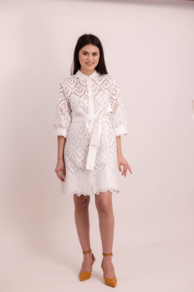 DAISY WHITE DRESS, , alternate image number null