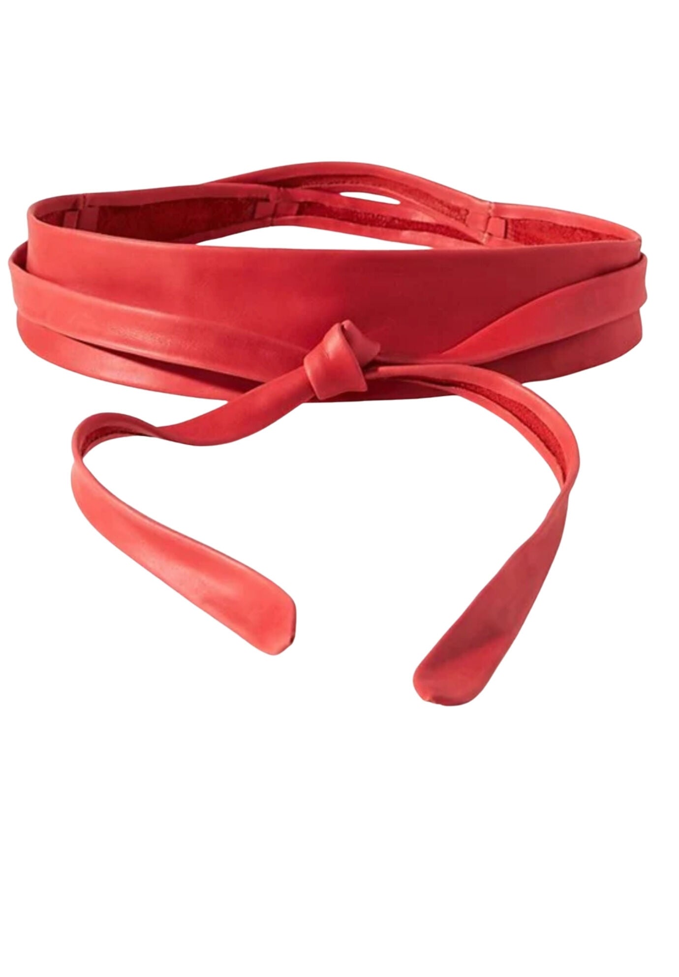 Classic Wrap Belt, Red / Red, alternate image number 1