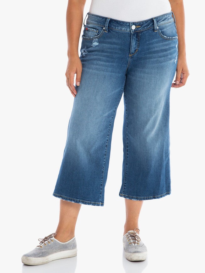 Zoey Mid-Rise Crop Wid Leg Jeans, , alternate image number 4