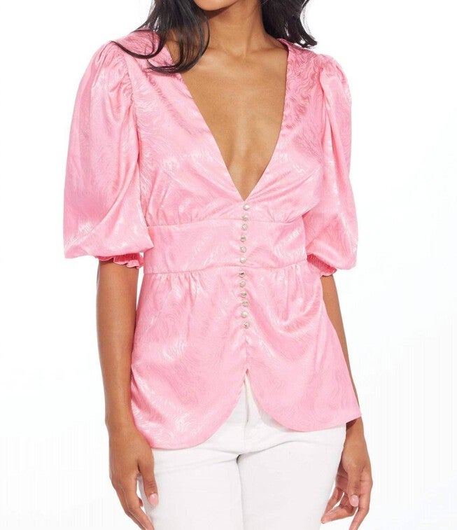PETERSON TOP IN BUBBLEGUM PINK, , alternate image number 4