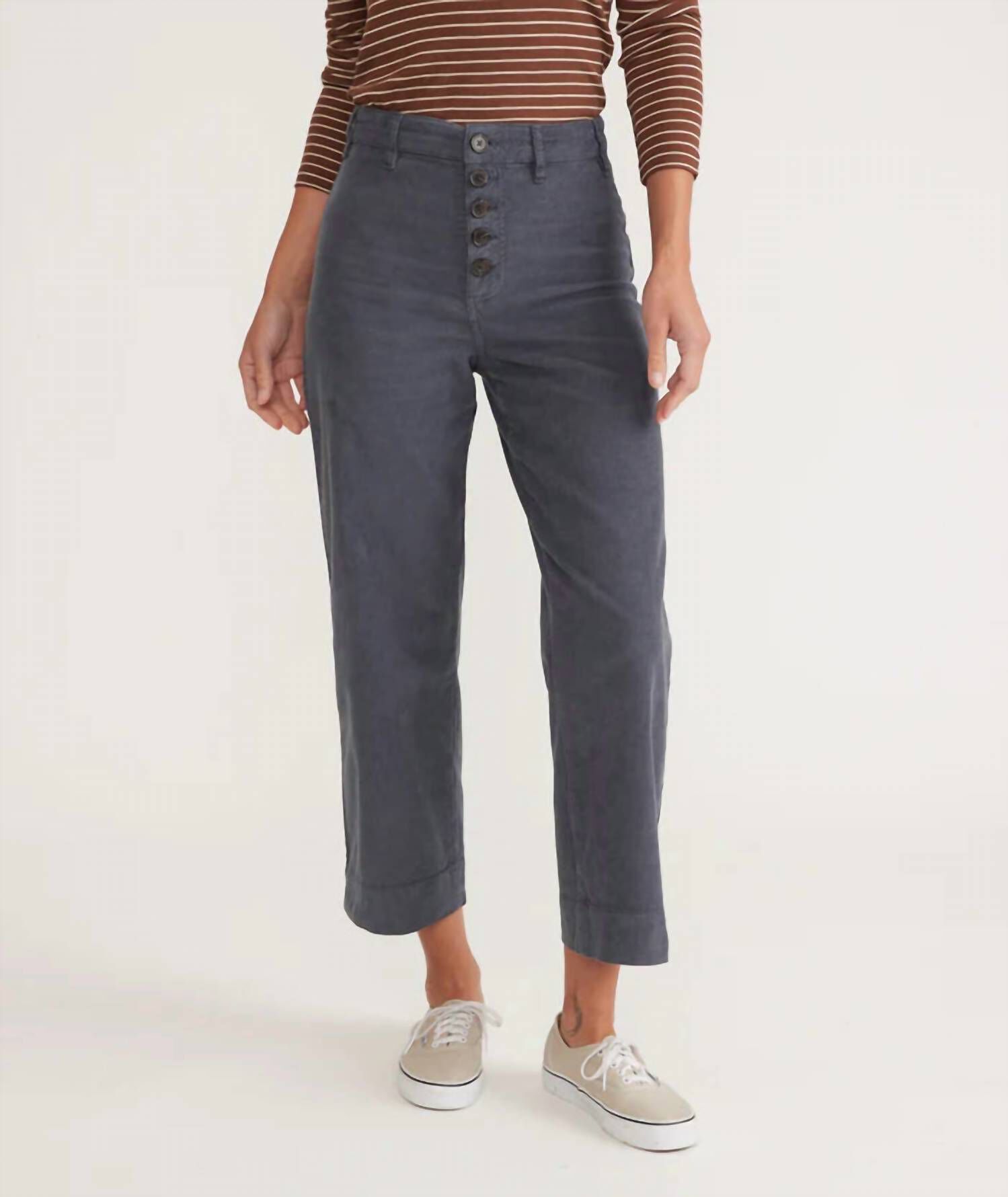 BRIDGET WIDE LEG CORD PANT IN NAVY, Navy / Navy, hi-res image number 0