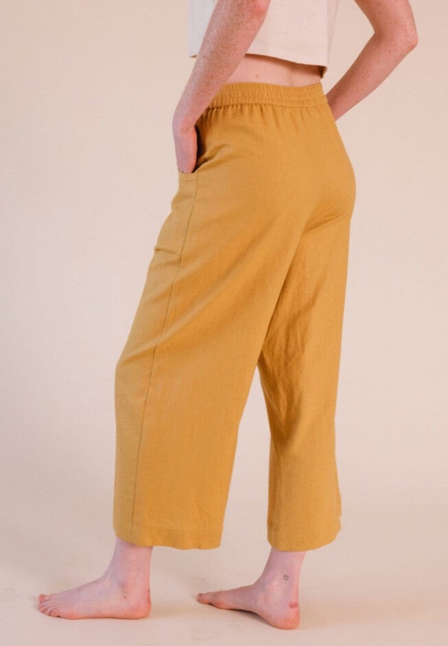 Nin Linen Pant, Golden / Gold, alternate image number 1