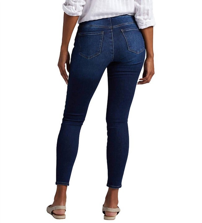 FOREVER STRETCH FIT FLAT FRONT JEAN IN CORNFLOWER BLUE, , alternate image number null