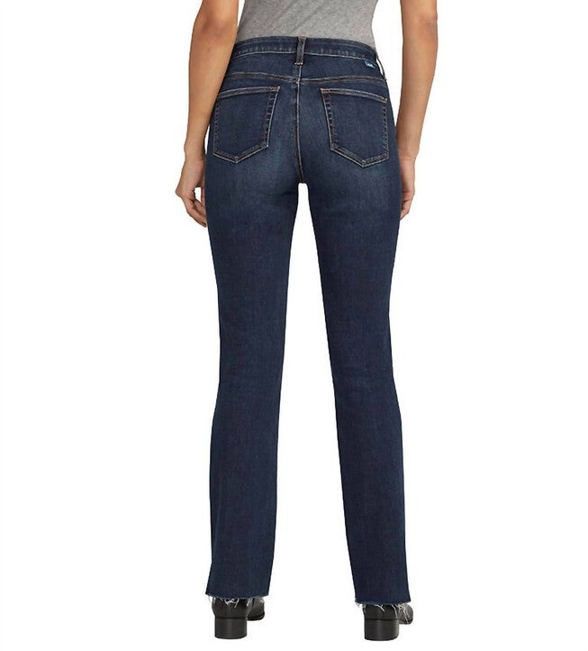 MID RISE ELOISE BOOT CUT JEANS IN BRISK BLUE, , alternate image number null