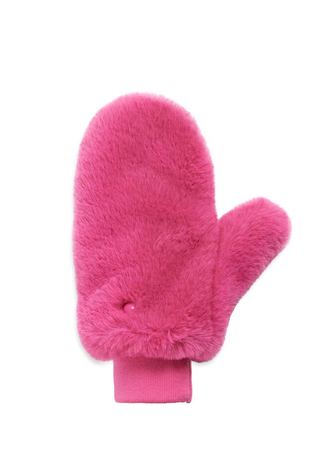 Le Mink Mittens, HOT PINK / Pink, hi-res image number 0