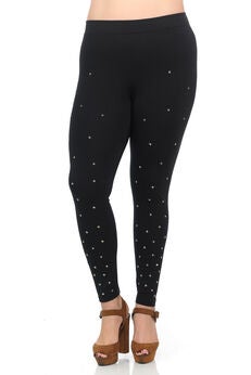 STAR STUDDED PONTE LEGGINGS
