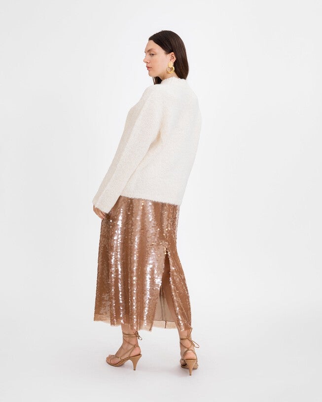 Sutton Sweater, Cream / Cream, alternate image number 2