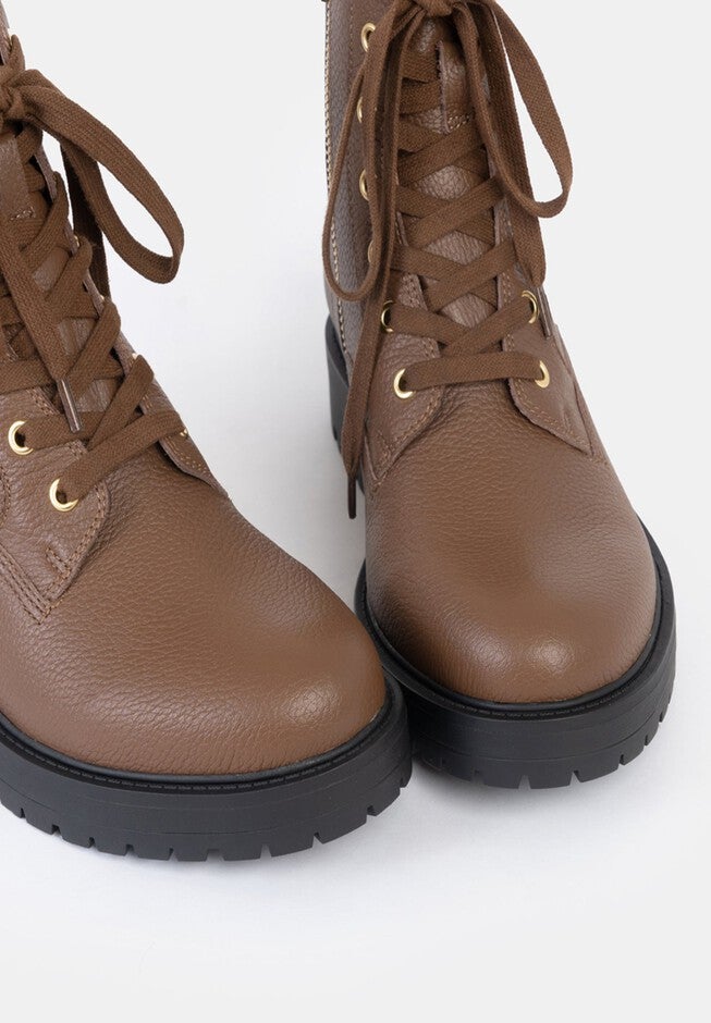 Morgan Combat Boots, Brown Sugar / Brown, alternate image number 3