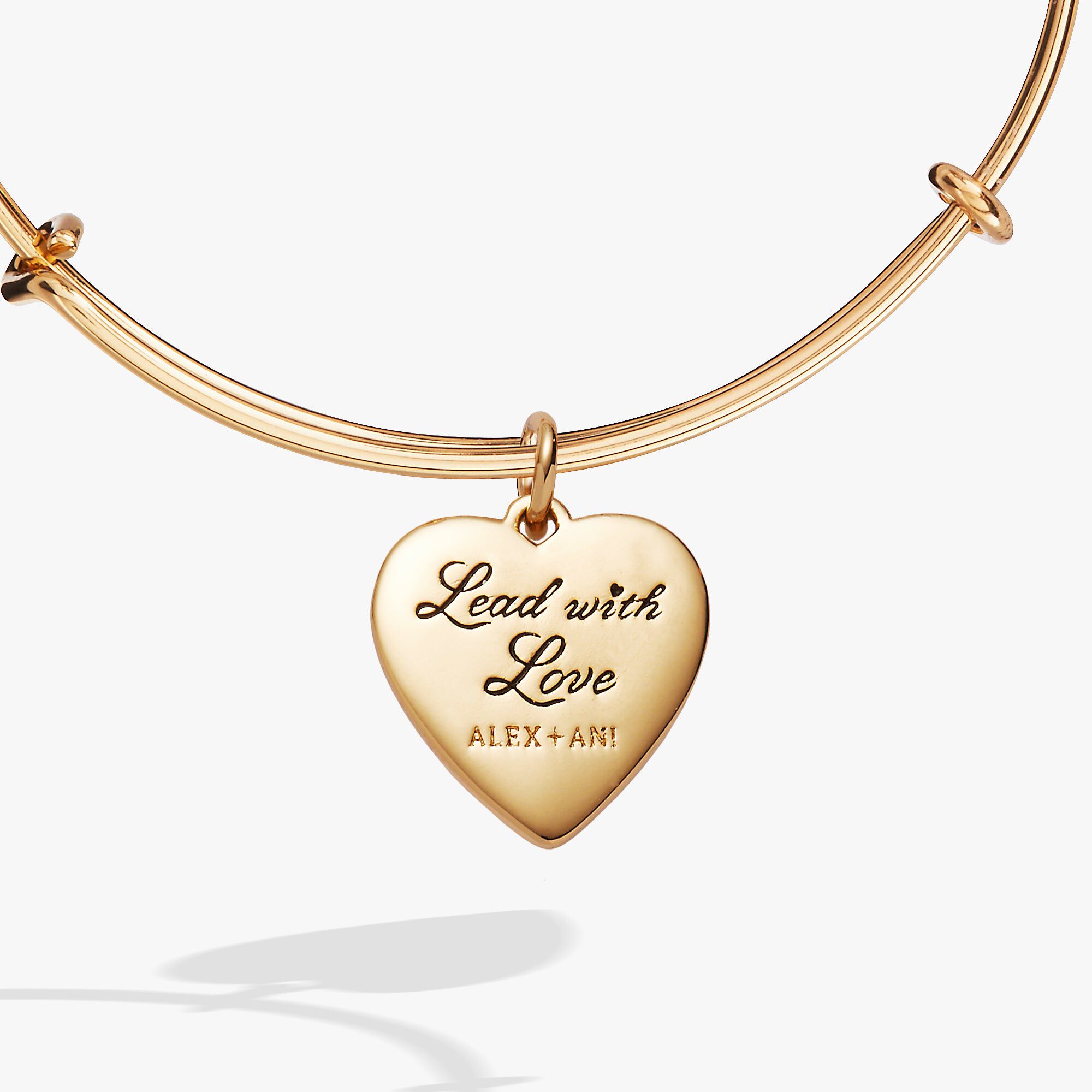 Heartburst Charm Bangle, Gold / Gold, alternate image number 2