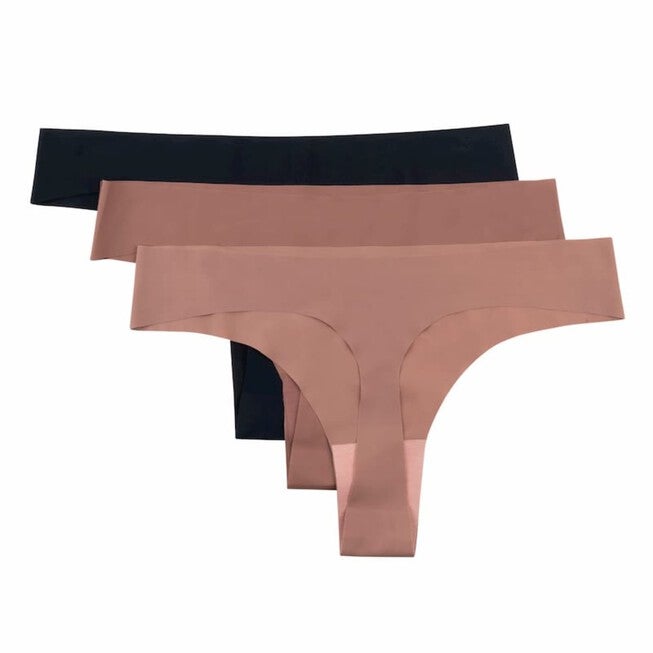 VIP Thong 3-Pack Neutral Bundle, VIP Thong Neutral Bundle Toffee and Tap Shoe Black / Brown, alternate image number null