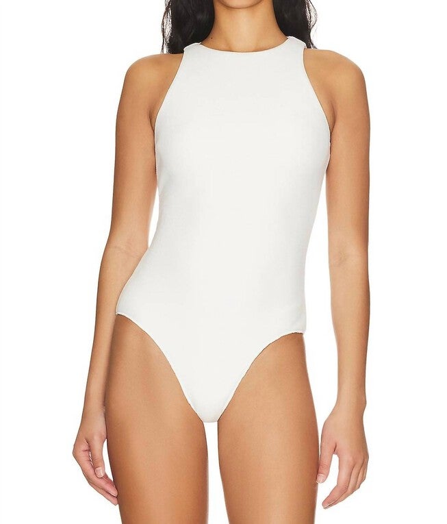 BEST BODYSUIT IN WHITE STRETCH, , alternate image number null
