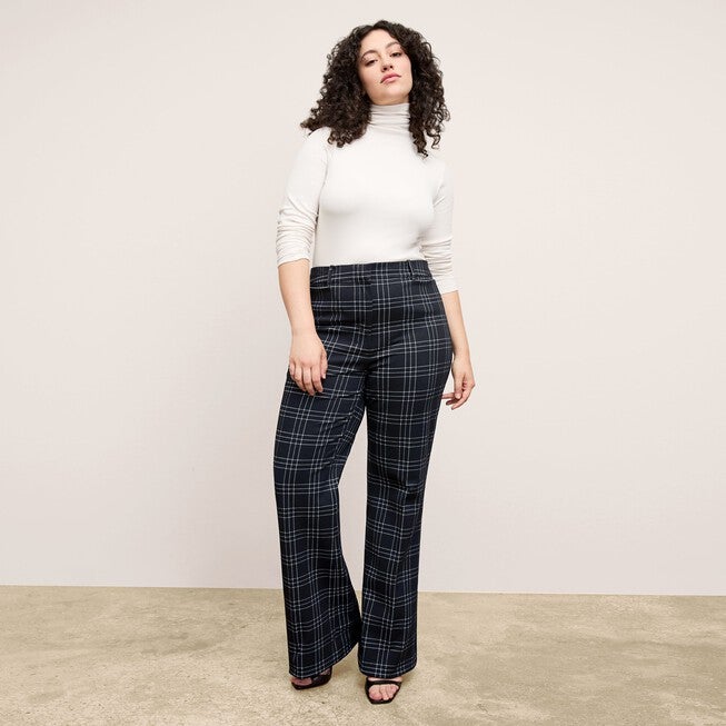 Axam Layering Turtleneck - Ribbed Pima Cotton, Ivory / Ivory, alternate image number 4