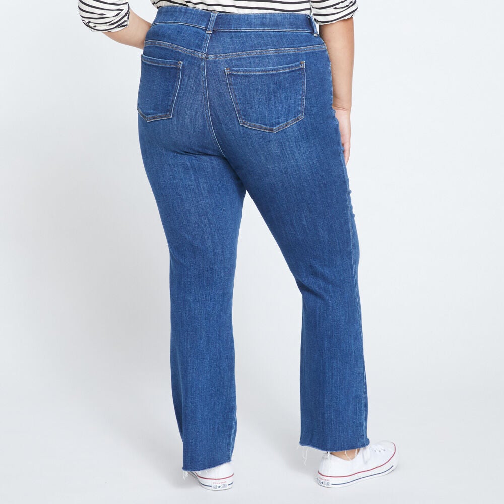 Universal Standard Womens Plus Sinead High Rise Bootcut Jeans, Stonewash Indigo / Medium Wash, alternate image number 2