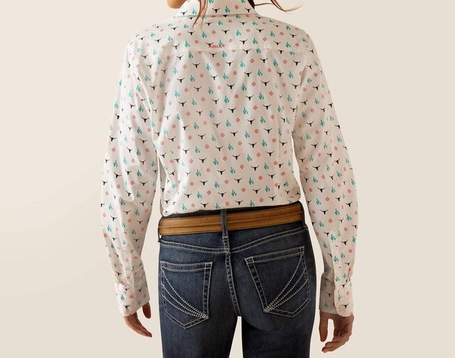 KIRBY STRETCH SHIRT IN STEER GARDEN, , alternate image number null