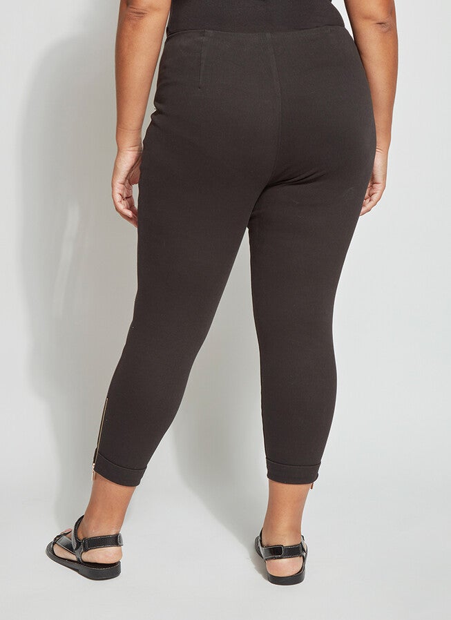 Denim Cuffed Crop, , alternate image number null