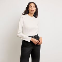 Raquel Long-Sleeve Tee - Organic Pima Cotton