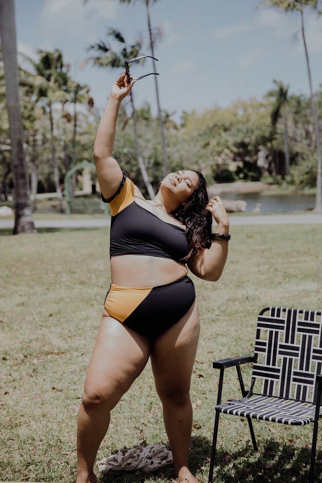 Cali reversible bikini crop top, , alternate image number 9