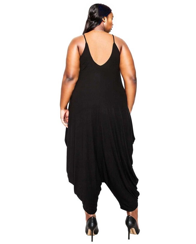 Quinn Pocket Jumpsuit, Black / Beige, alternate image number 2