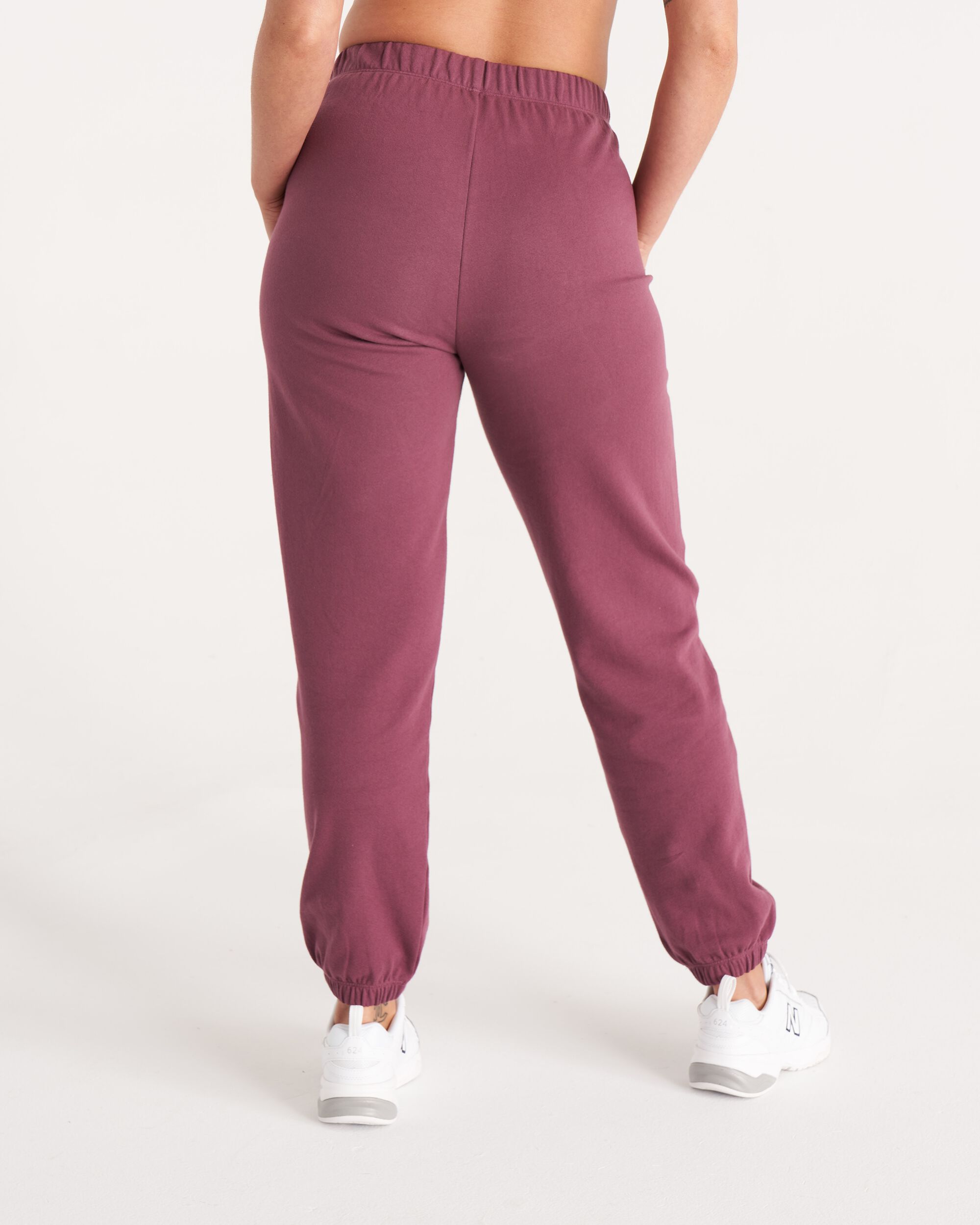 The Sweat Pant, Plum / Purple, alternate image number 2