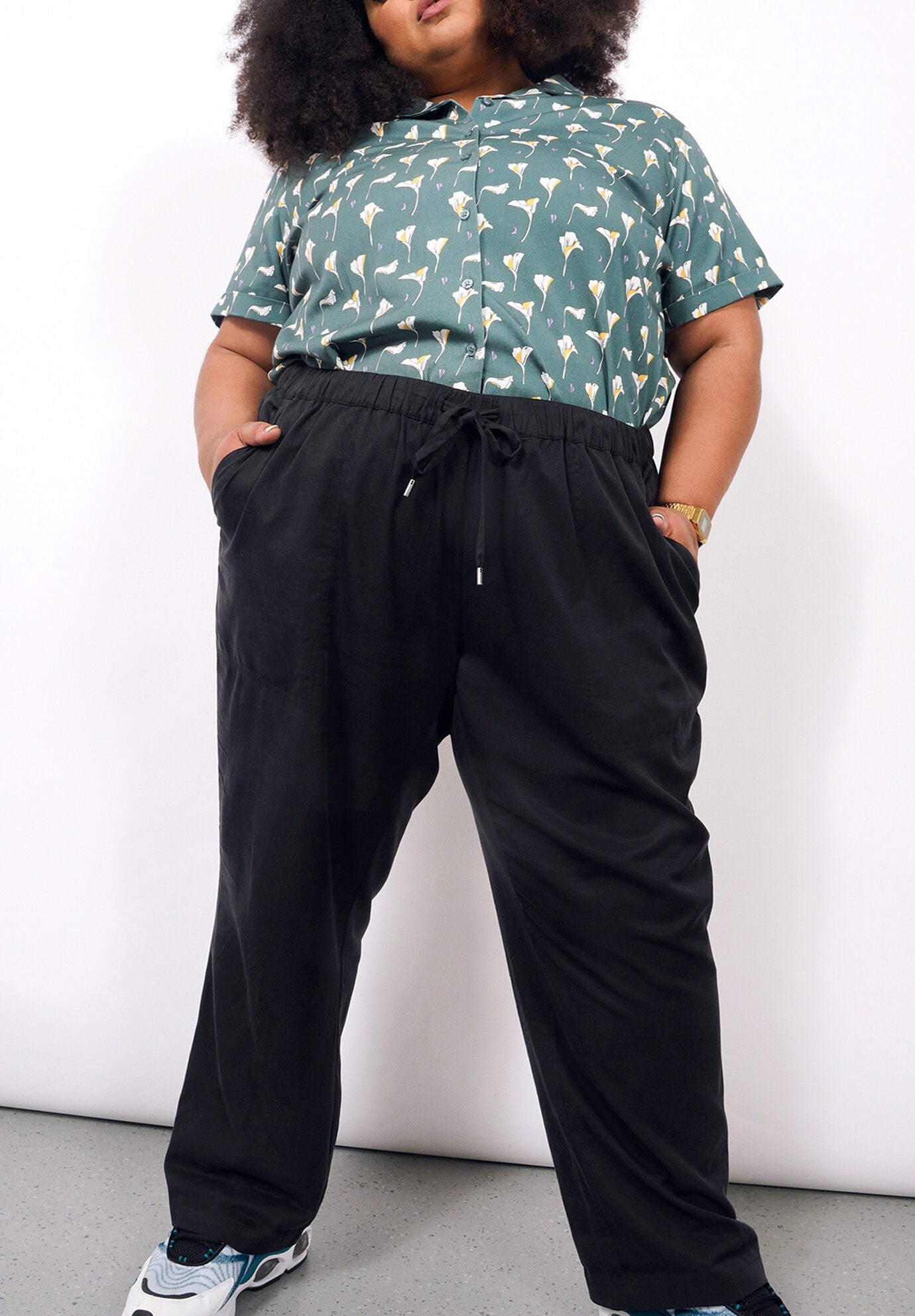 The Everyday Drawstring Pant, BLACK / Black, hi-res image number 0