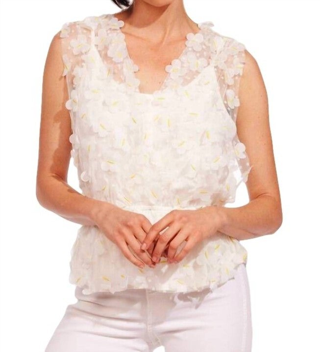 GLORY TOP IN DAFFODIL PETAL, , alternate image number null