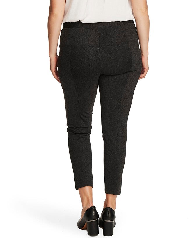 Ayla Ponte Classic Legging, DK HTHR GREY / Charcoal Grey, alternate image number null