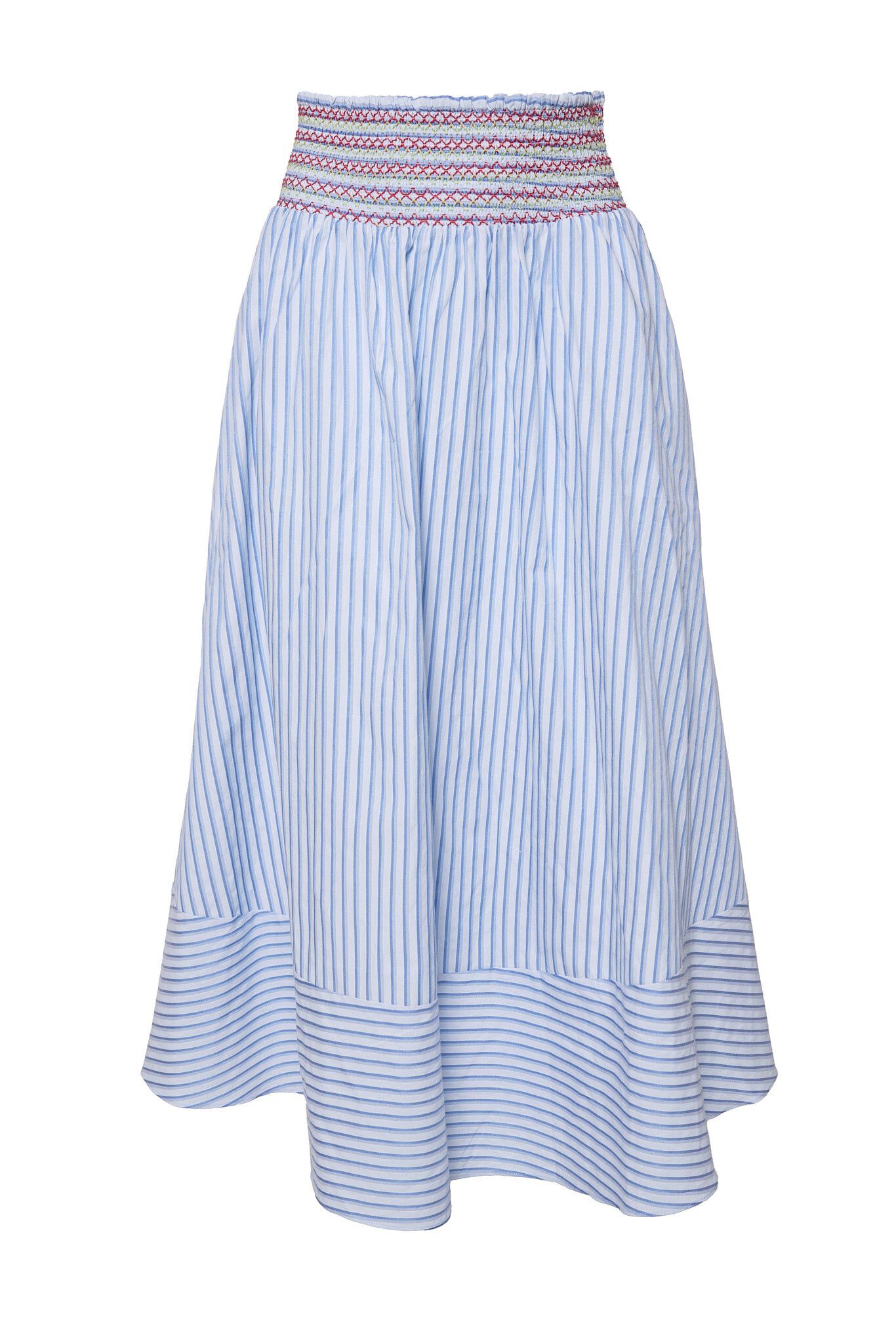 Bluebell Skirt, Blue  White Stripe / Light Blue, alternate image number 6