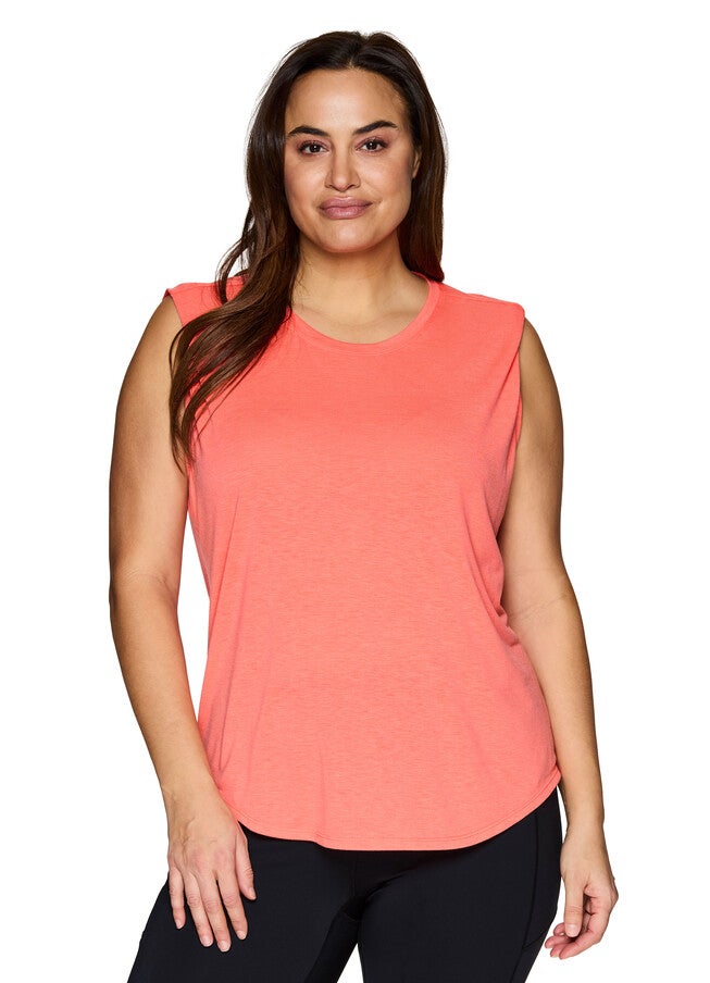 Plus Essential Studio Tank, Coral / Coral, hi-res image number 0