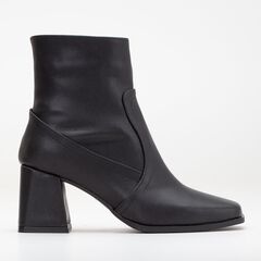 MAYA - BLACK MATT ANKLE BOOTS