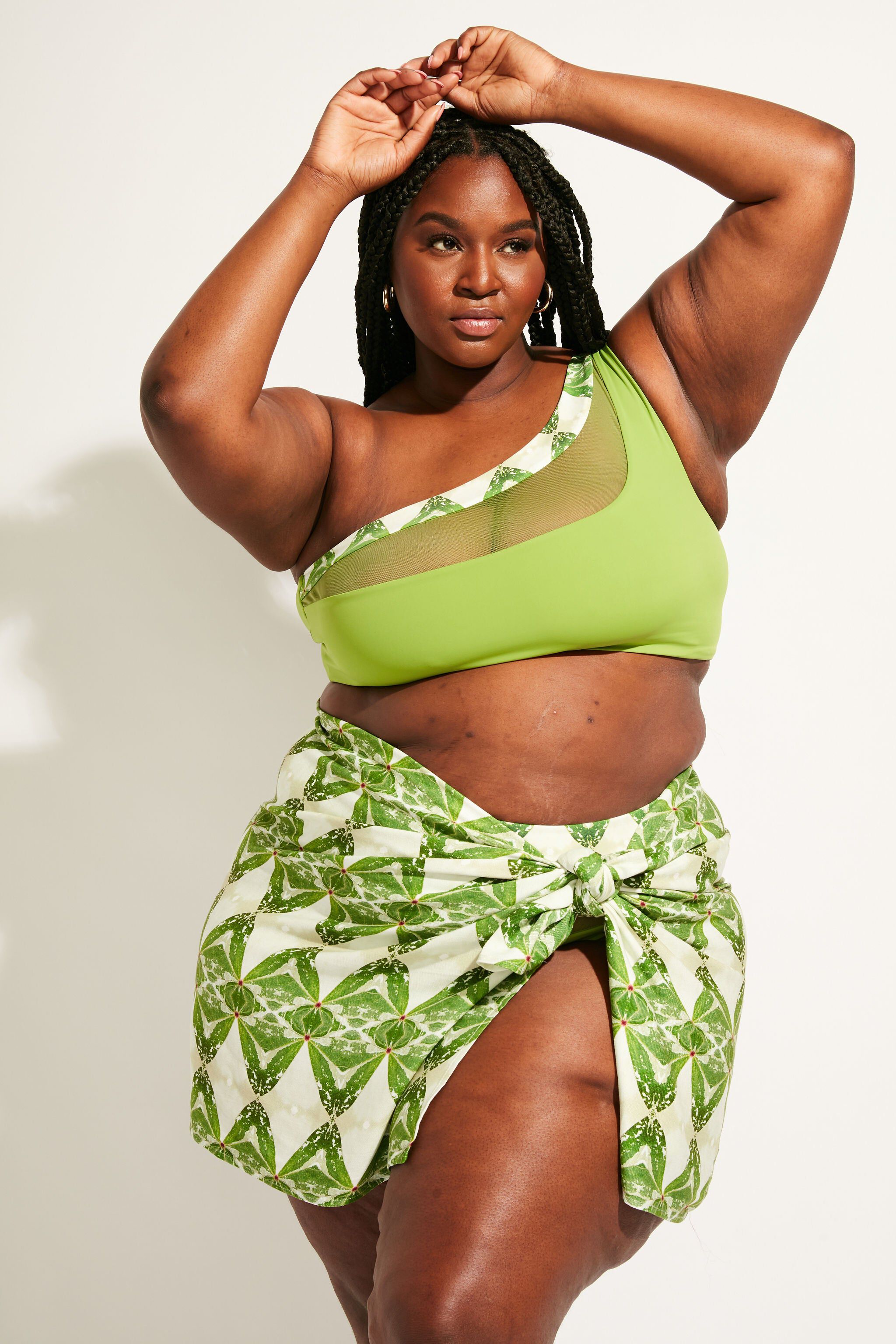Elastic Crop Tops | Dia & Co