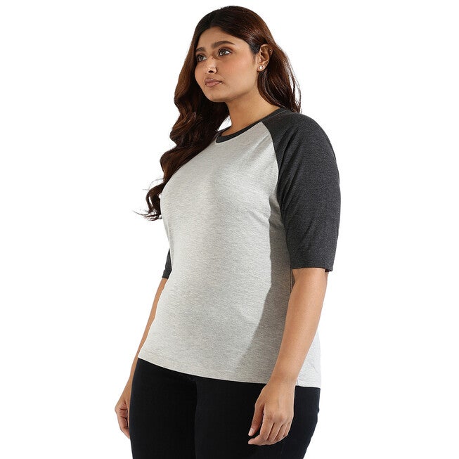 Women Halter Neck Quarter Sleeve Top, , alternate image number null
