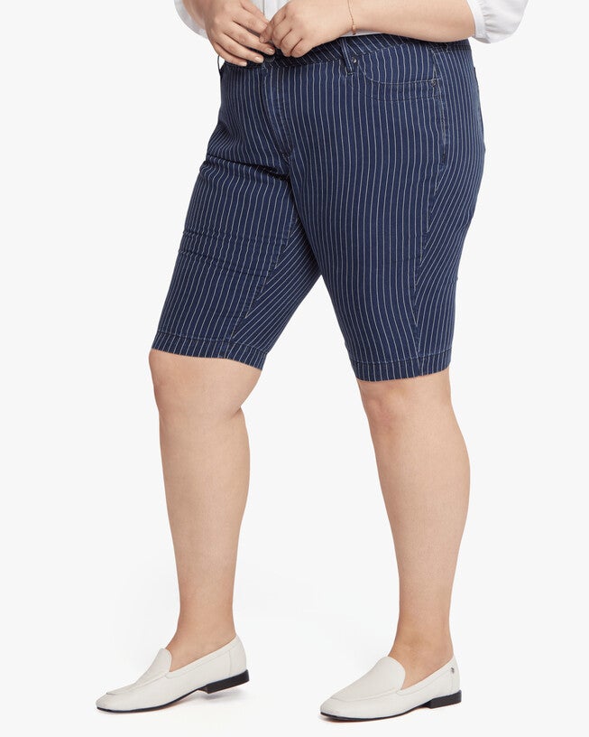 Anya Tailored Bermuda Short, Dark Enzyme / Navy, alternate image number 1