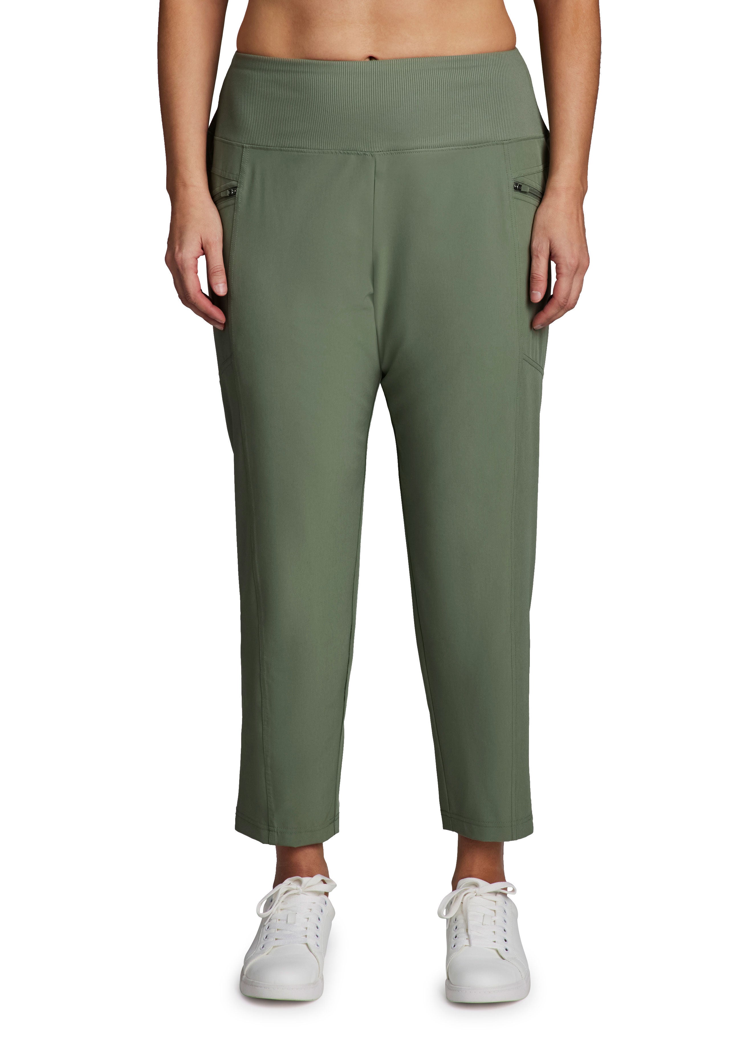 Plus Jet Setter Ankle Pant, Basil / Sage Green, alternate image number 3