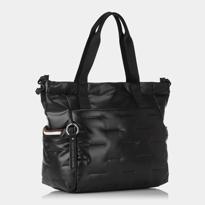 Puffer Tote Bag In Black, , alternate image number null