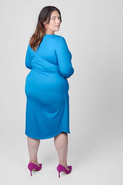 Lina Keyhole Ruched Waist Dress, , alternate image number 9