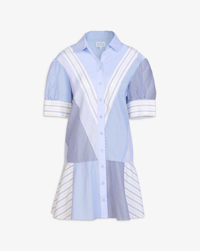Ladessa Dress, Oxford Blue Multi / Light Blue, alternate image number null