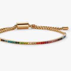 Rainbow Ombre Pave Bolo