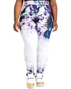 Lena Floral Print Activewear Tracksuit Leggings