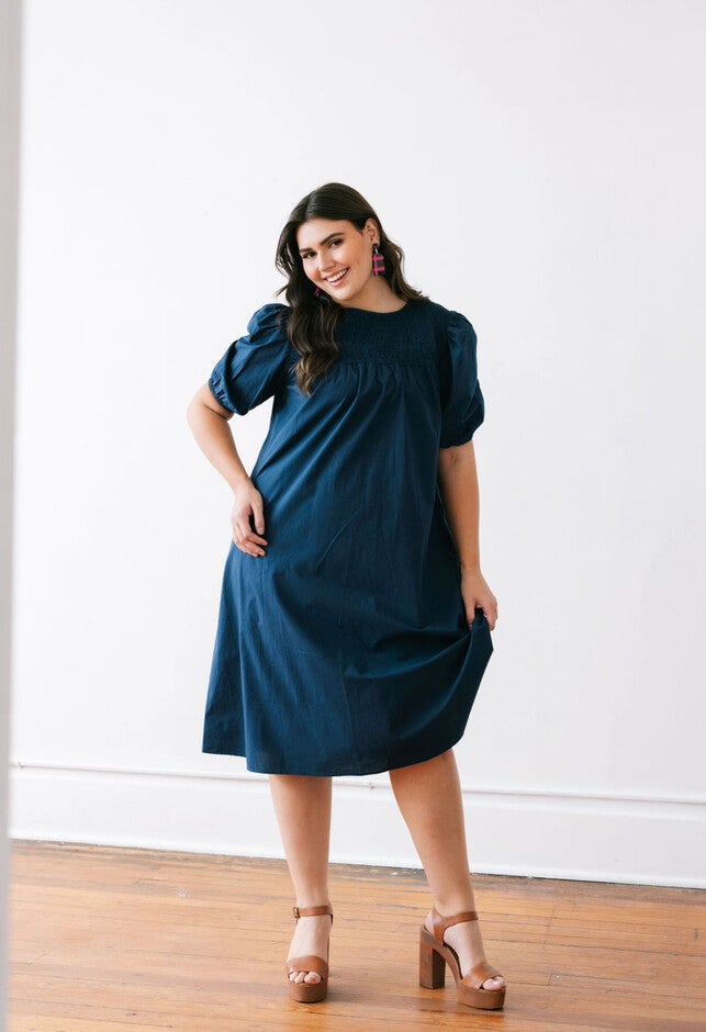 Navy Nomad Dress, Navy Blue / Navy, hi-res image number null