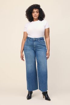 ICN PLUS - CROPPED WIDE LEG JEANS | CROSSROADS