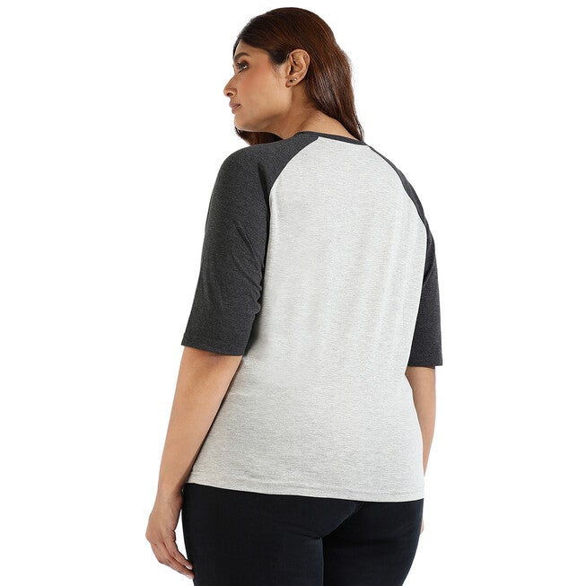 Women Halter Neck Quarter Sleeve Top, , alternate image number null
