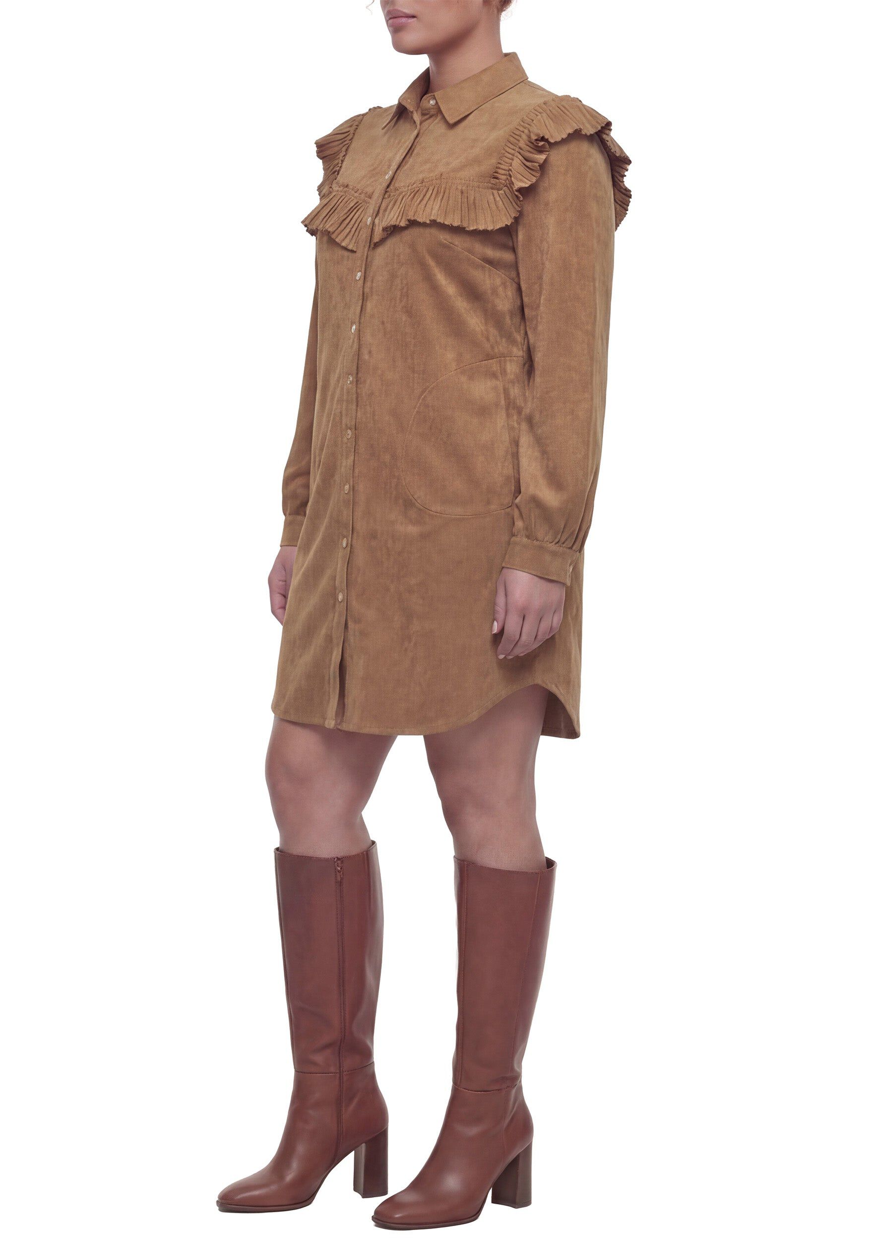 Parker Dress, Tan / Tan, alternate image number 2