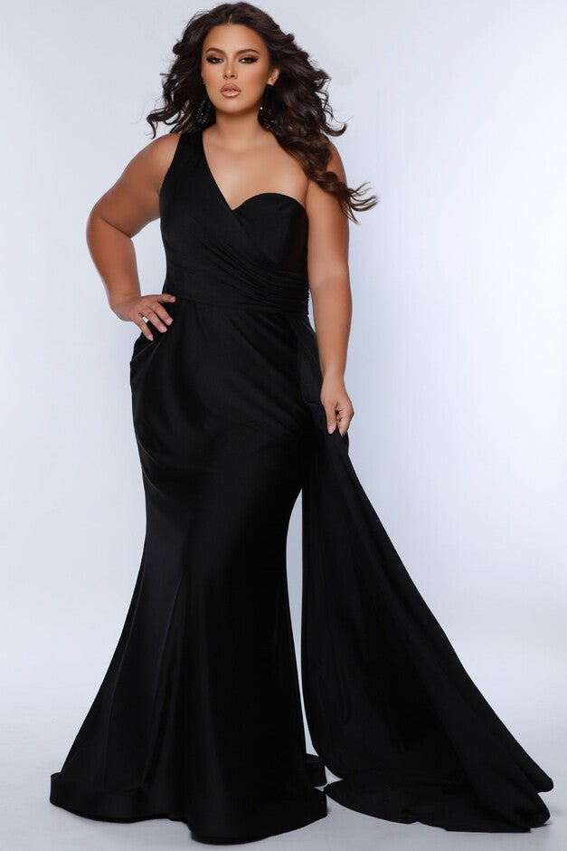 SIMPLE & SOPHISTICATED FORMAL DRESS, Black / Black, hi-res image number null