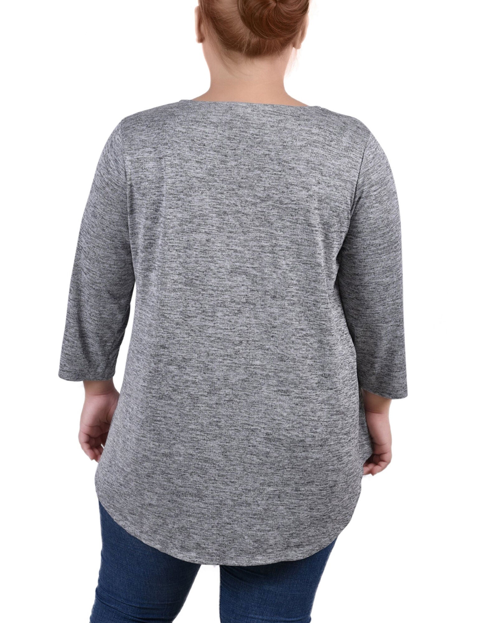 3/4 Sleeve 3-Ring Top, , alternate image number 3