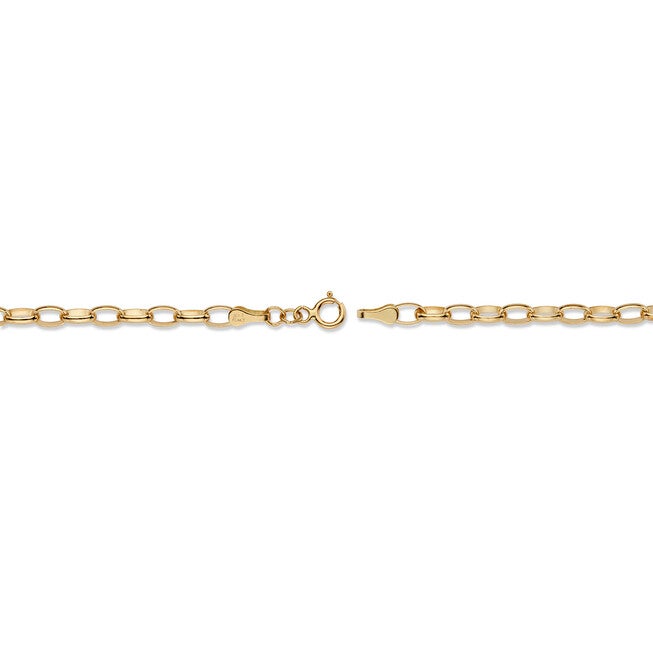 Rolo-Link Bracelet in Solid 10k Gold, Yellow / Yellow, alternate image number 1