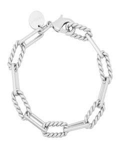 Enzo Anklet 10.5" Silver