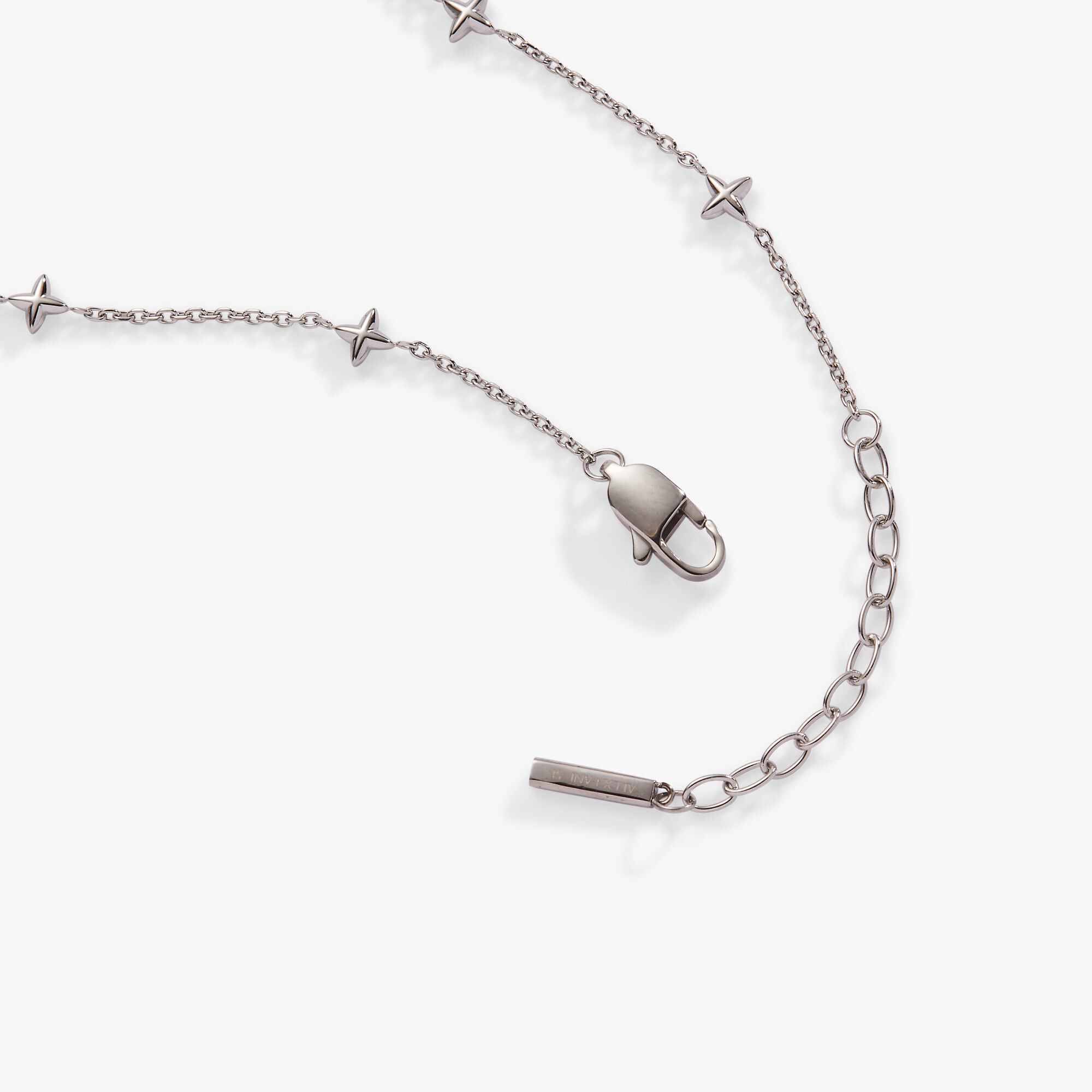 Star Chain Anklet, Silver / Silver, alternate image number 2