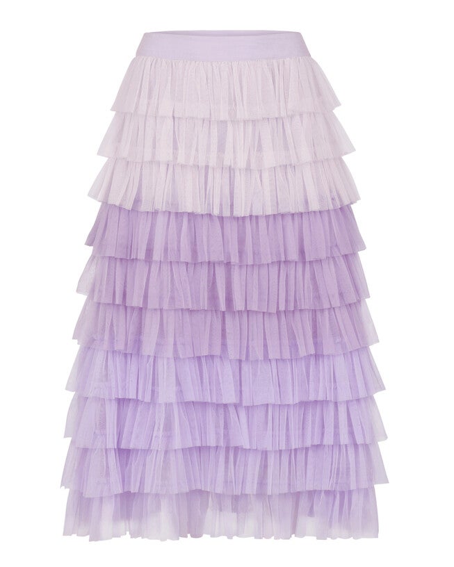 Falling Petals Skirt, Purple / Purple, hi-res image number null